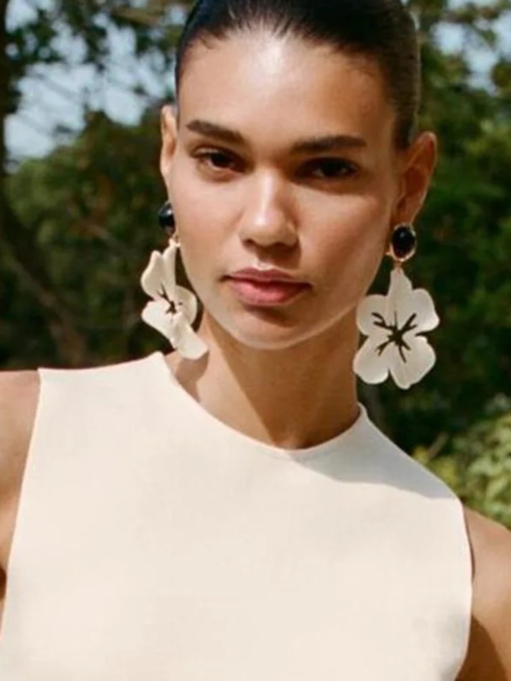 Zara Maxi Flower Earrings